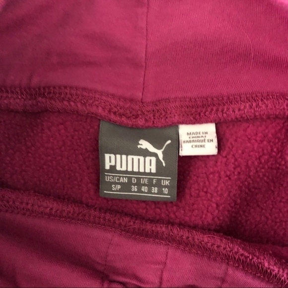 PUMA cowl neck sweatshirt with front pockets sz S - Picture 3 of 5